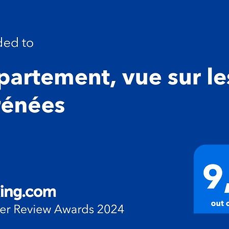 Appartement, Vue Sur Les Pyrenees Pouillon Eksteriør bilde